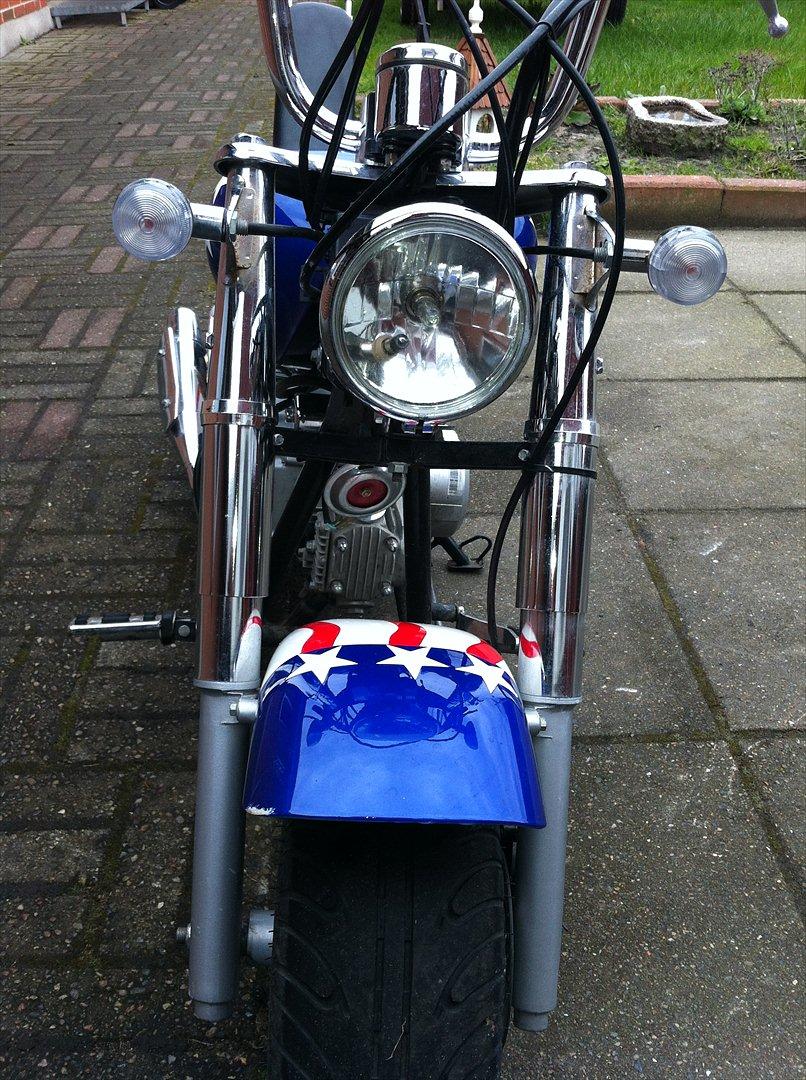 MiniBike harley chopper "Solgt" billede 7