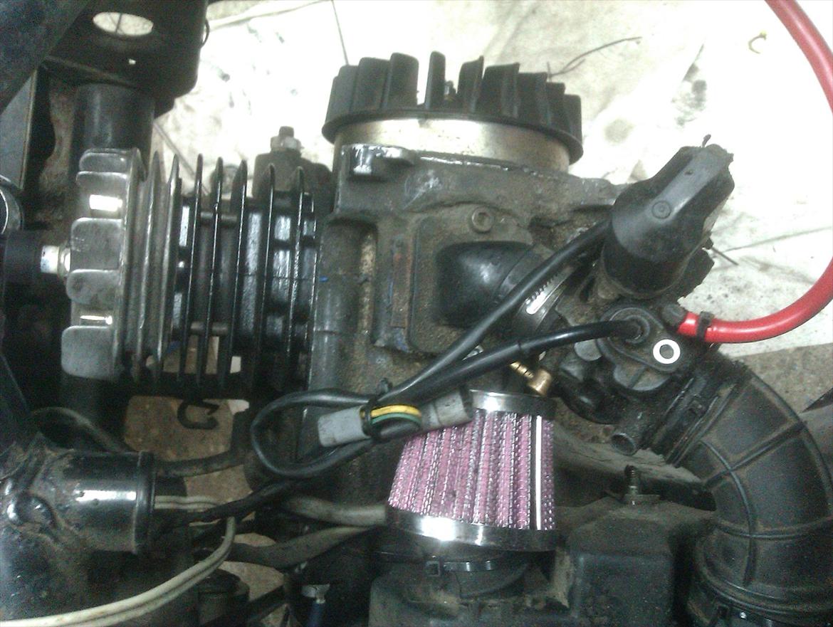 Gilera Stalker -Dr. Racing 50cc- - Gammel kabu, studs og filter. billede 18