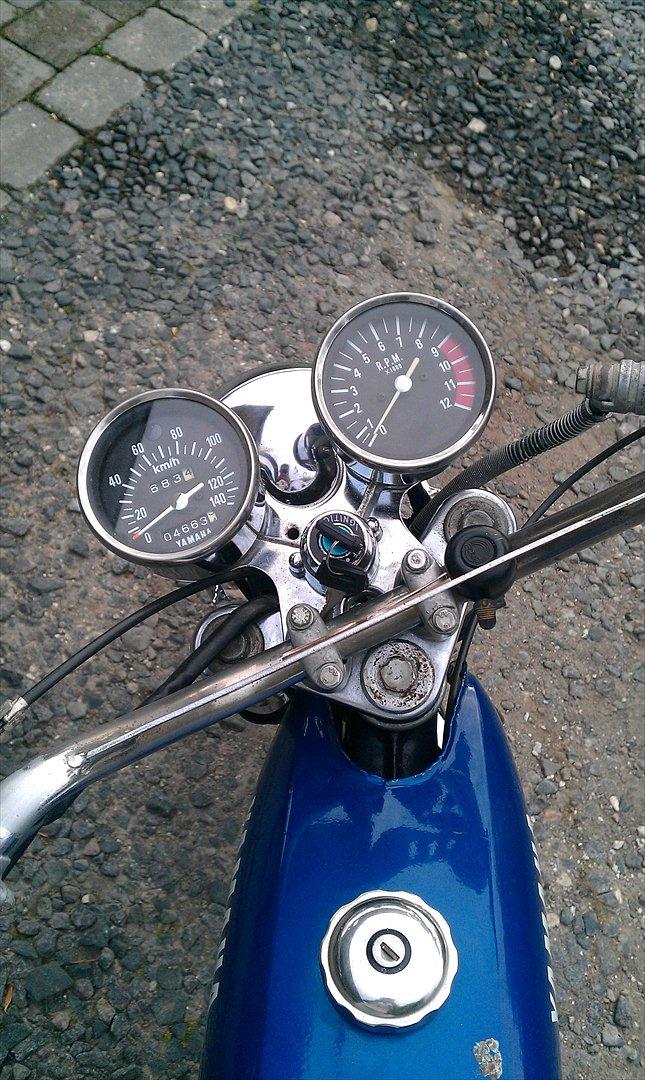 Yamaha FS1 4 Gear - Luksus speedometersættet. Ved desværre ikke om det er originalt. billede 5