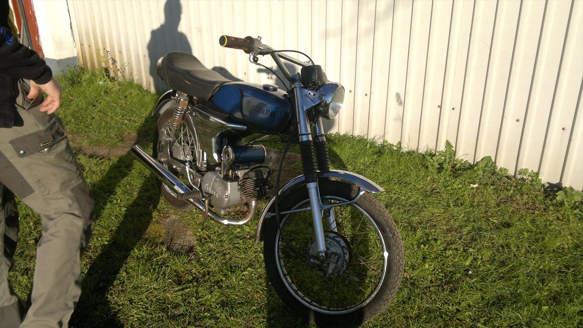 Yamaha FS1 K1 - sådan så den ud da jeg købte den (godt billed for man kan ikke se rusten ;-)) billede 5