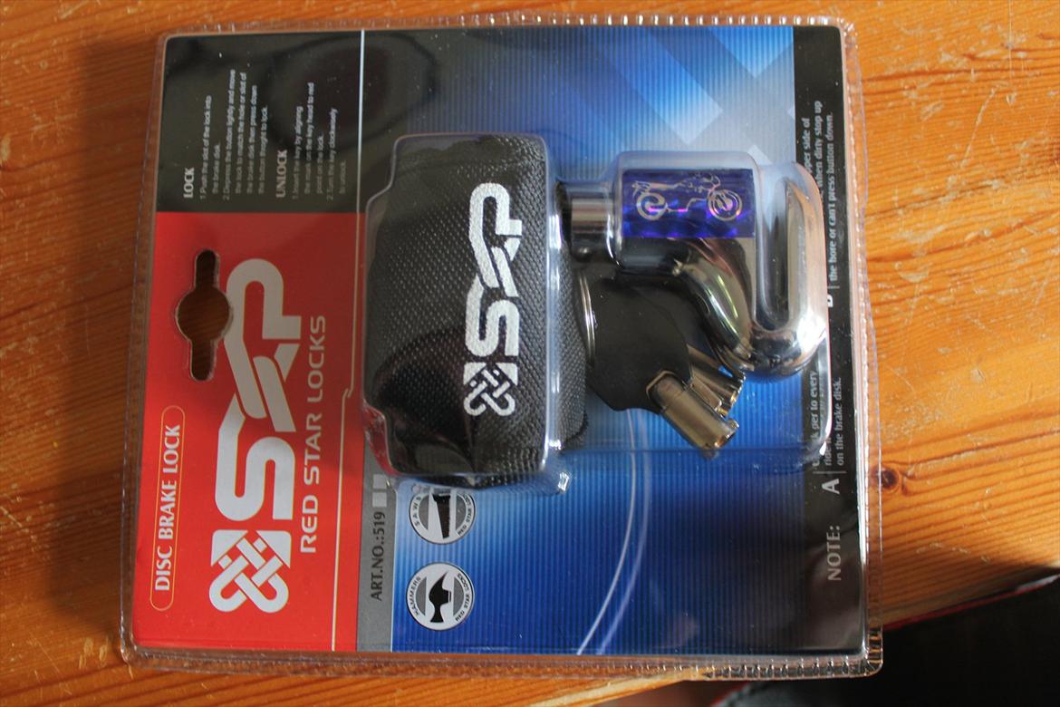 MiniBike X6 "VILDBASSEN" - • Låsen til skivebremsen  billede 2