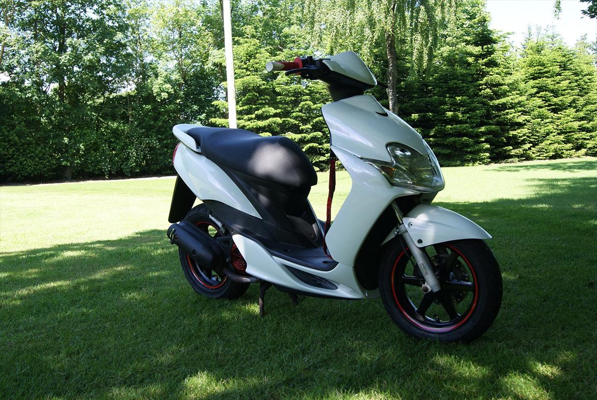 Yamaha Jog R Perlemorshvid - Færdig! Så blev min Yamaha færdig, i kan se hvordan det gik til her!!
http://www.scootergalleri.dk/vid_vis.aspx?VideoID=96735 billede 14