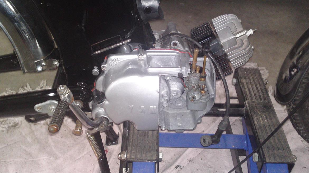 Yamaha FS1 K1 4 Gear - Så er motoren renoveret og monteret. billede 12