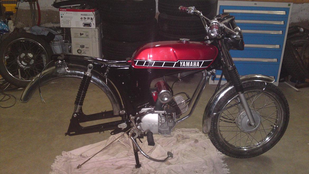Yamaha FS1 K1 4 Gear - Det begynder da snart at ligne en knallert igen. billede 13