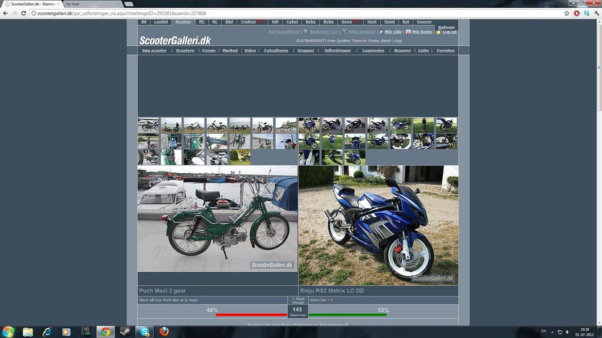 Puch Maxi 2 gear - Ja Rieju'en vandt over Puch'en, men det var fandme tæt billede 20