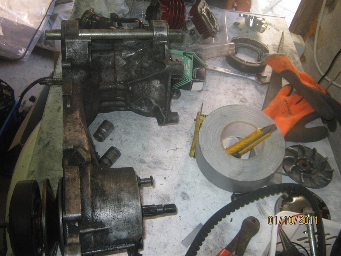 Yamaha jog fs - motor skal være blank sort  billede 9