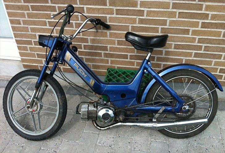 Puch Maxi K 'Det blå lyn' Solgt 1500 kr billede 1