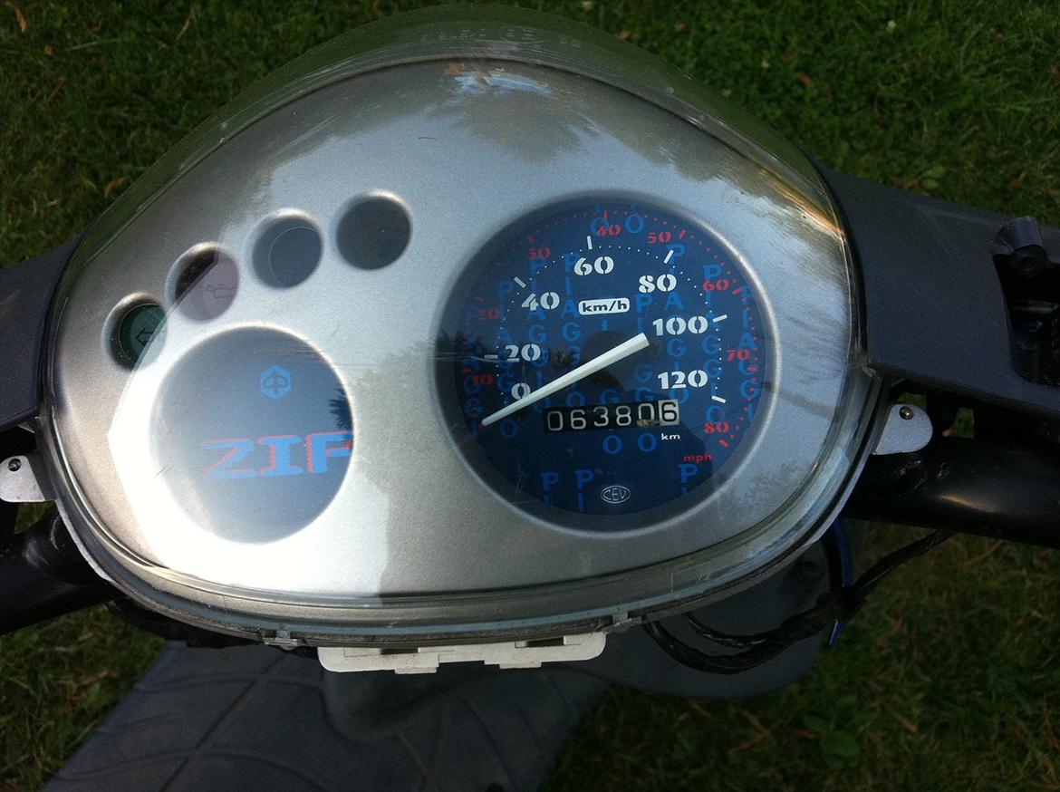 Piaggio zip [Solgt] - så langt har den kørt:) billede 7