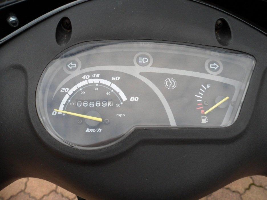 Sym Orbit I 50 2008 AV05W-6 4T - kun 6689 km... bruger den hver dag til at komme på jobbet. (når det ikke regner)  billede 6