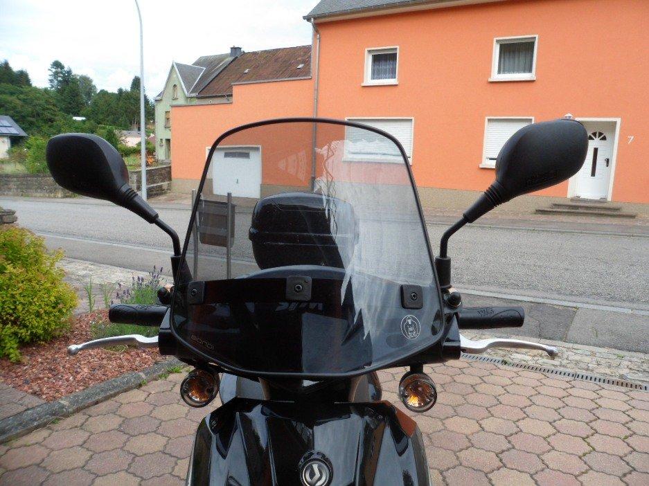 Sym Orbit I 50 2008 AV05W-6 4T - 'Racer' vindskærm, købt via en tysk hjemmeside, vil du have et link siger du bare til. billede 8