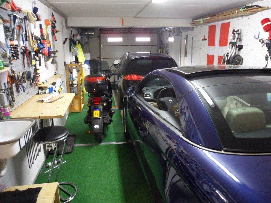 Sym Orbit I 50 2008 AV05W-6 4T - værkstedet og 'dyrets' hule. billede 13