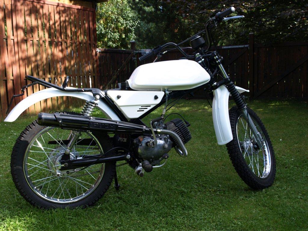Puch Pioneer MC-3 50 - Tank, sidedæksler og udstødning kom på billede 13