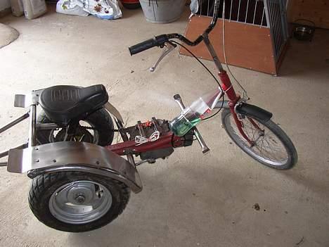 Puch 3hjulet dragster(Skrodet) billede 8