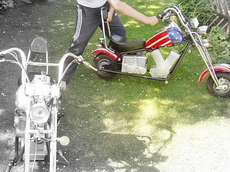 MiniBike 2xMini Harley [Solgt] billede 10