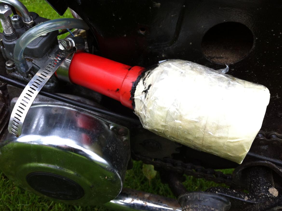 Puch Maxi P1 Solgt 1500 kr - Hjemme lavet luftfilter! :) billede 6