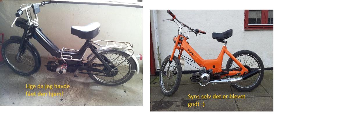 Puch Maxi P [Tidl.Scooter] - Før / efter Billede ;) billede 8