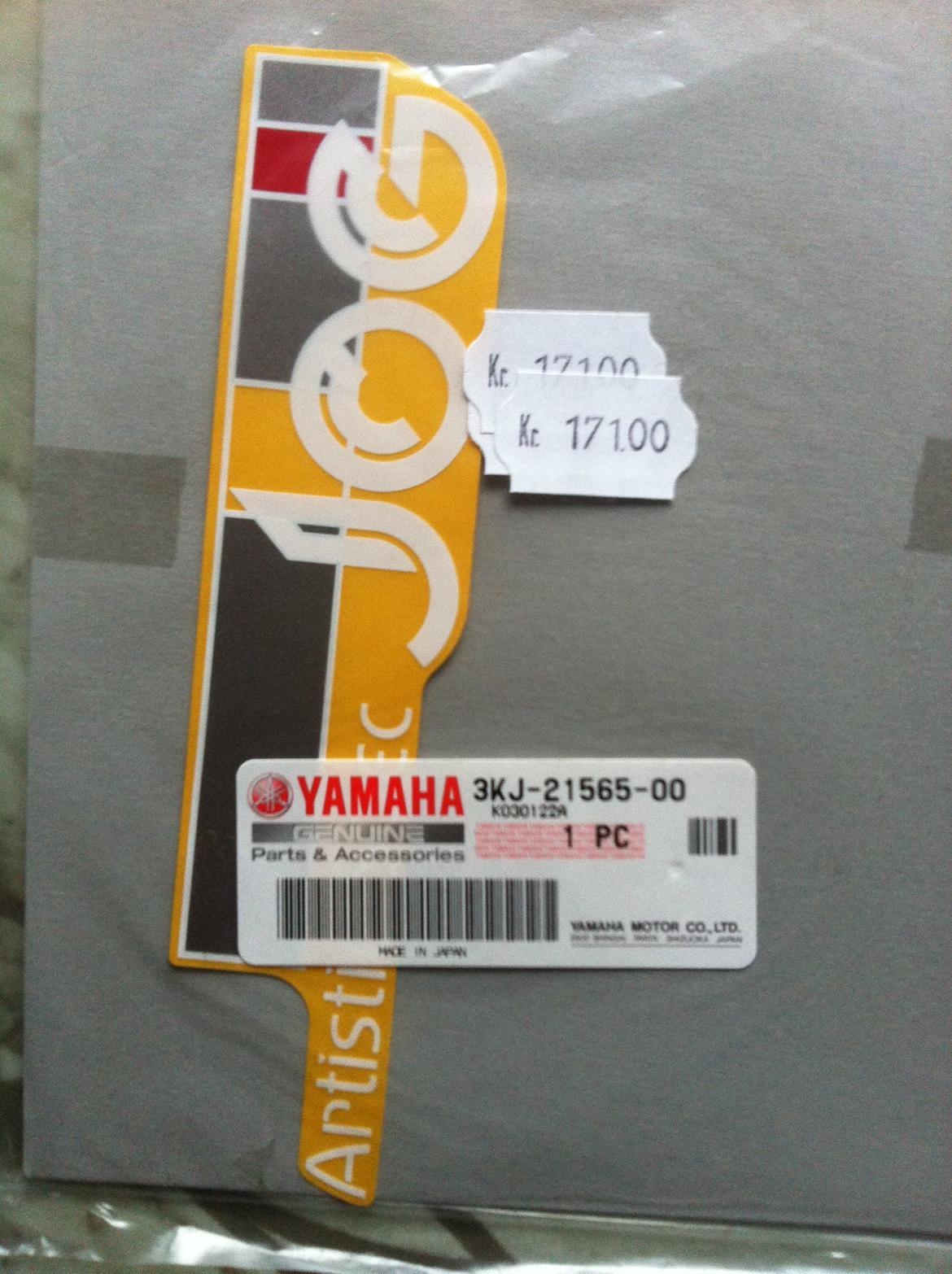 Yamaha Jog artistic special (SOLGT) billede 20