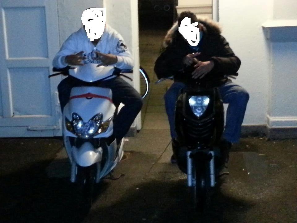 Yamaha Jog R (TOTAL SKADET!) - Min Jog og Hamza's Sonic billede 5