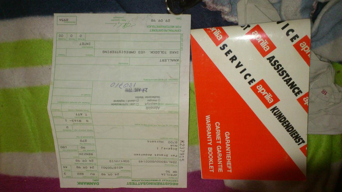 Aprilia sr50 soldt billede 16