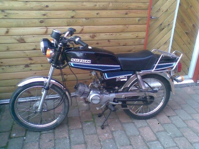 Suzuki DM50 Samurai - Helt Original da jeg købte den. men ikke særlig pæn.  billede 1