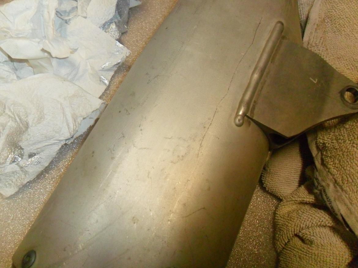 Honda CRF150 - før polering billede 12