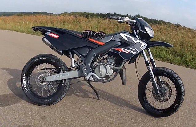 Derbi Senda SM X-treme [ Totalskadet ] - et af de sidste billeder jeg tog billede 2