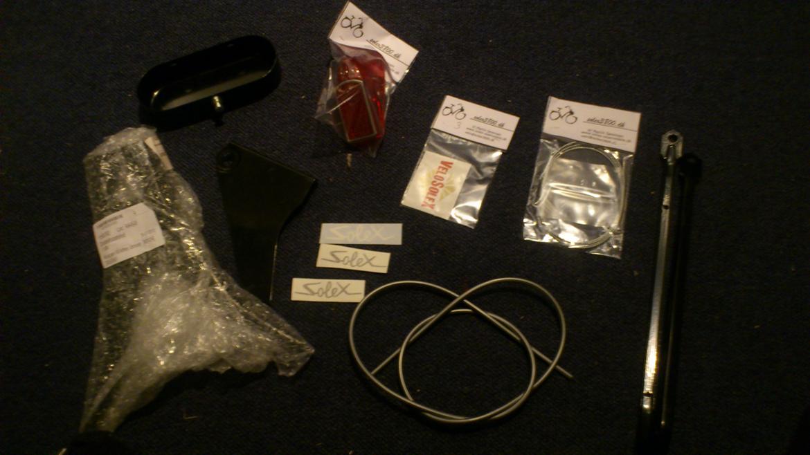 Velo solex 3800 - så er de nye dele kommet. så skal jeg bare have den sandblæst i påskeferien. billede 16