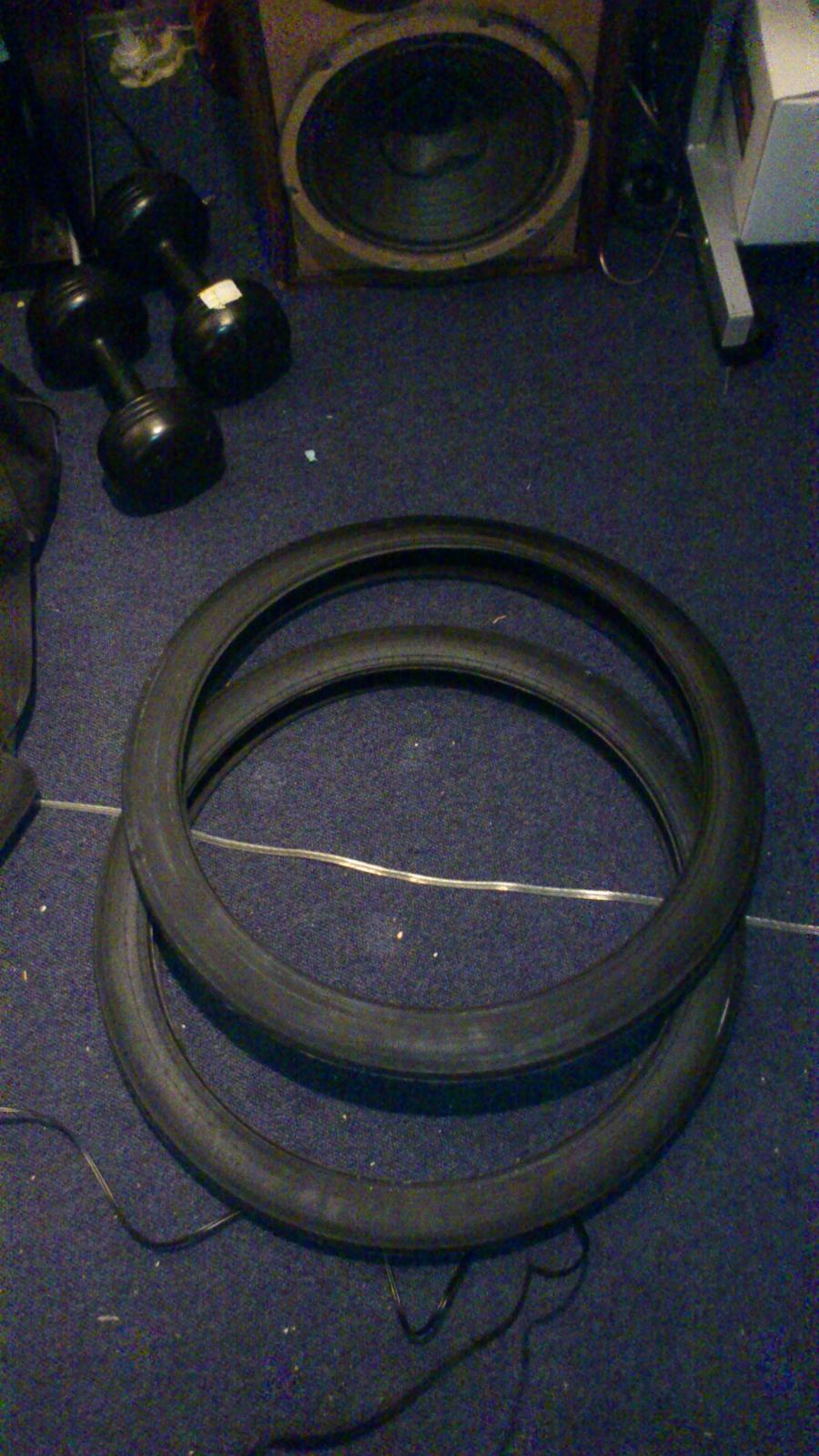 Velo solex 3800 - nye dæk :) bliver godt.  billede 17