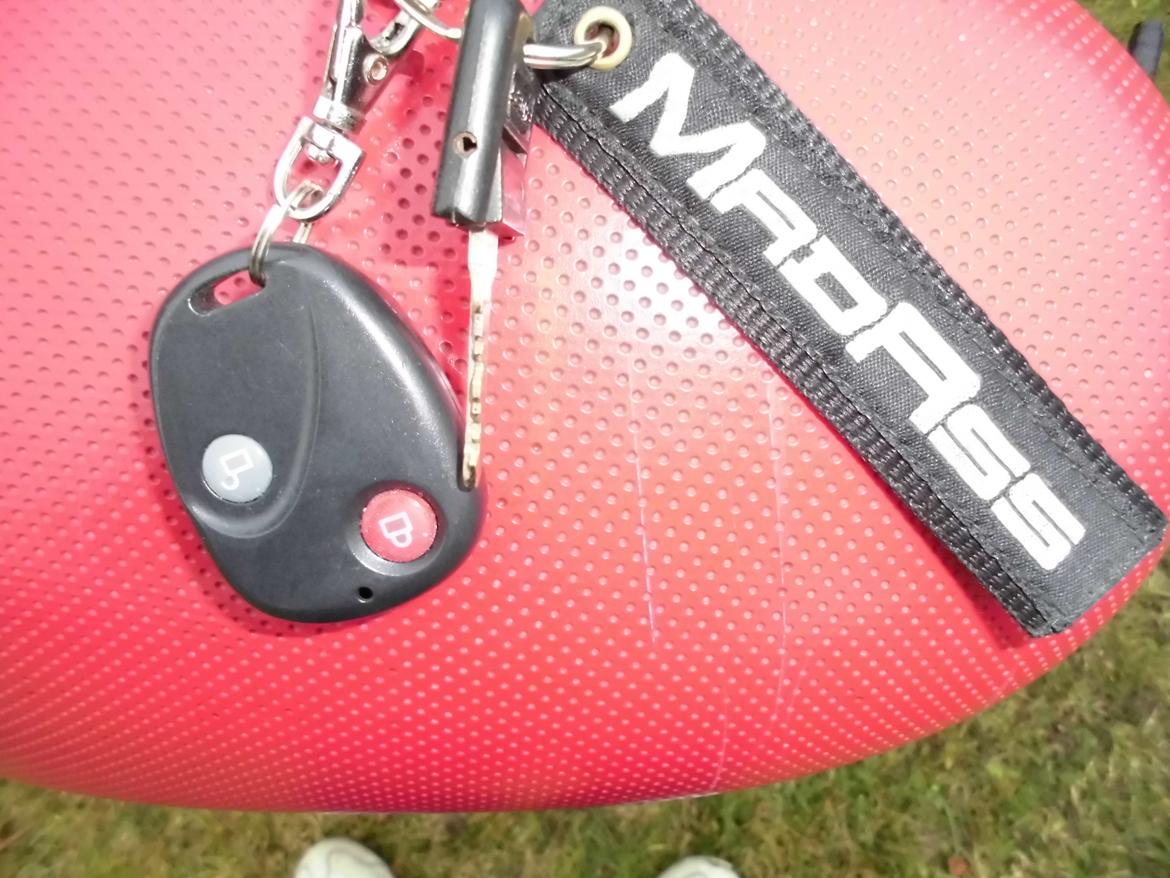 Sachs Madass *SOLGT* - Original Sachs nøglering og fjernbetjening til alarm.  billede 14