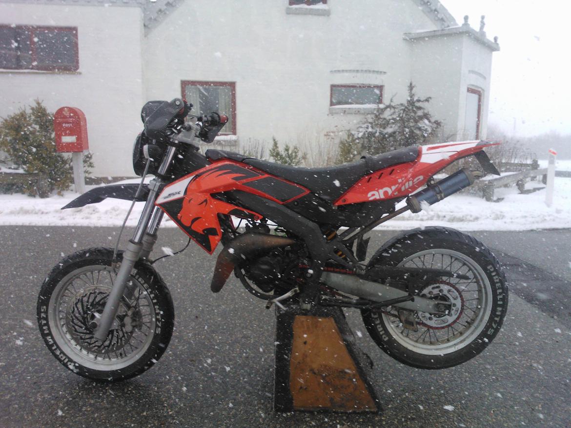 Aprilia SX 50 - Udstødning før - prøvemonteret billede 2