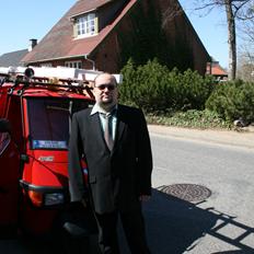 Piaggio APE Van 50 "Brandbilen" Den er Solgt