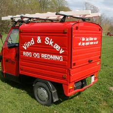 Piaggio APE Van 50 "Brandbilen" Den er Solgt