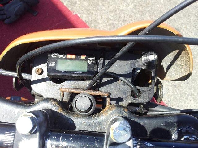 Suzuki streetrox lc dd - temp. måler og dødmandskontakt on/off knap. billede 11