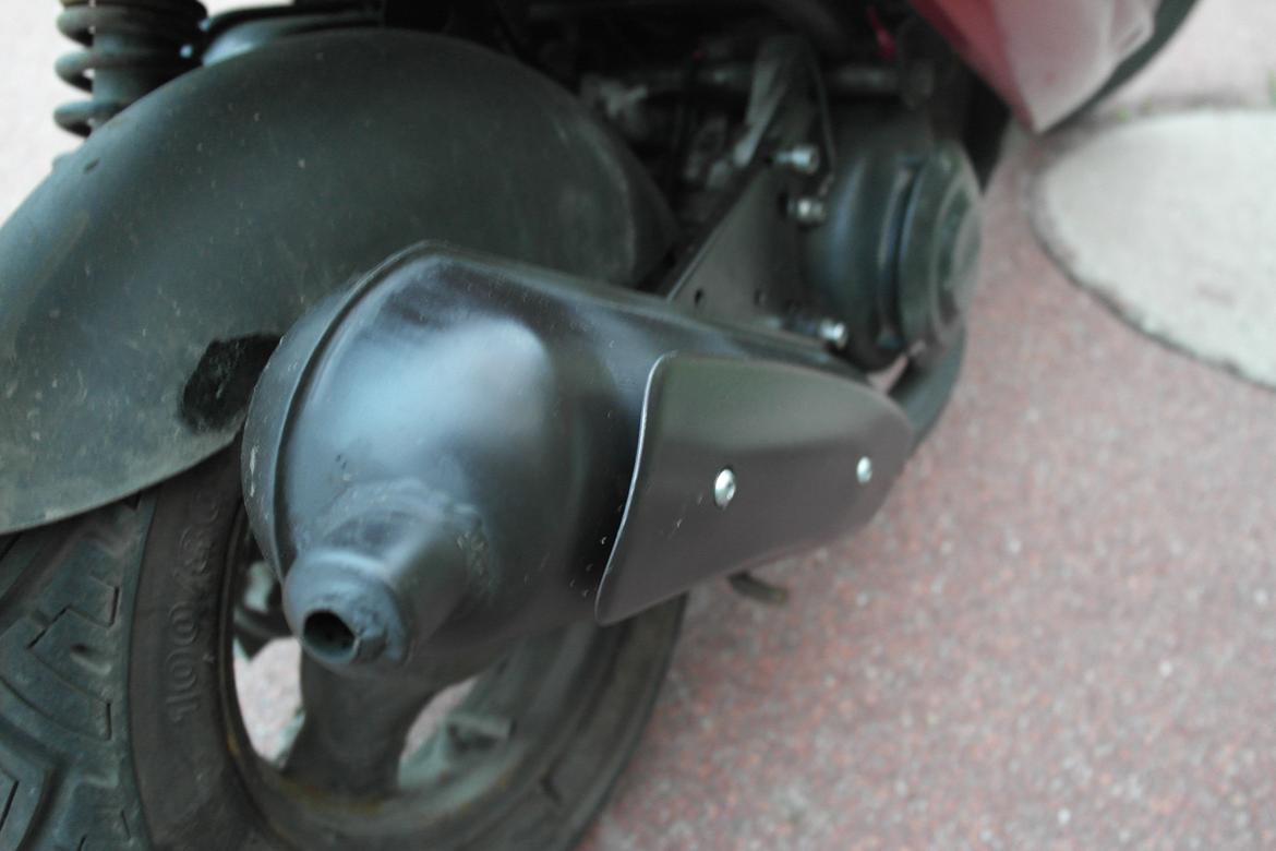 PGO Galaxy "Galaxen" - Helt sort nymalet Gianelli Go udstødning. billede 13