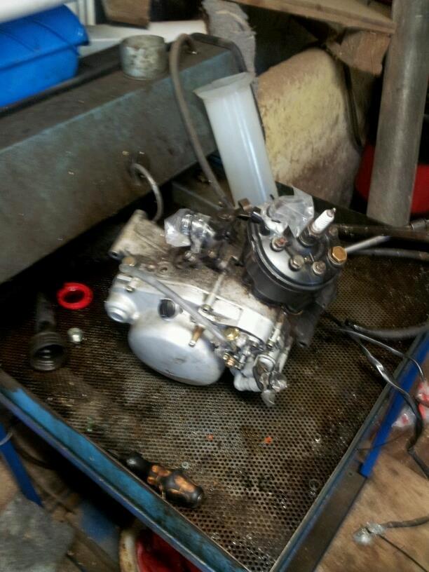 Yamaha TZR 70cc Byttet til Team speed aerox billede 8
