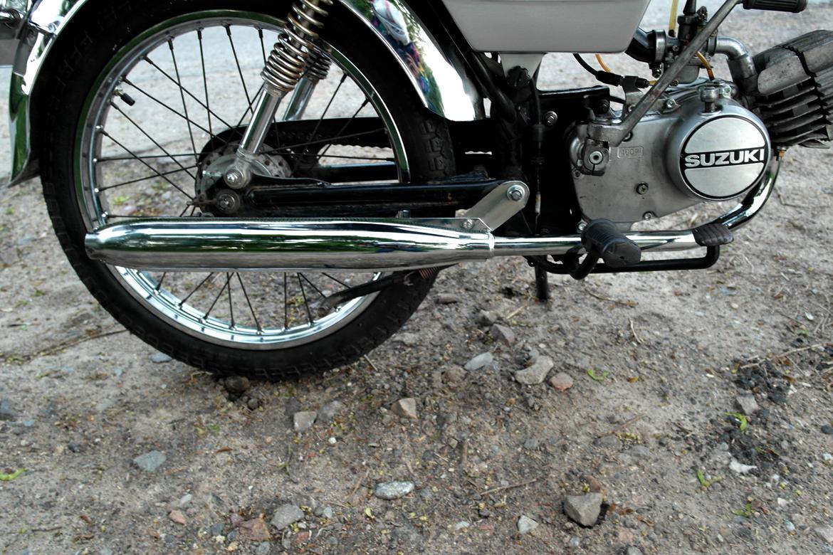 Suzuki DM50 - Samurai "Gråspurven" - Ny udstødning. billede 15