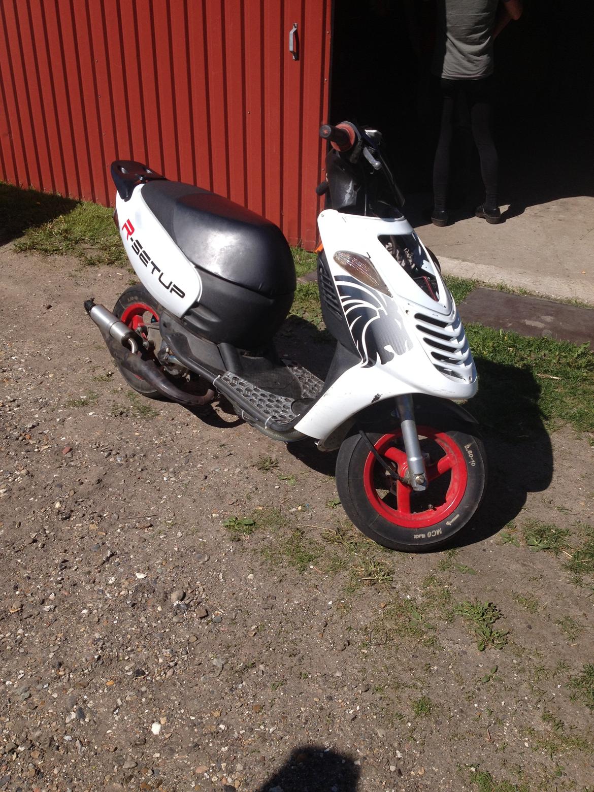 Aprilia Sonic 70cc red top lc billede 9