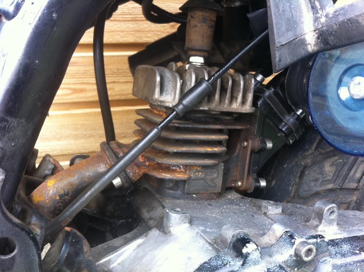 Yamaha Slider/Bws - den gamle cylinder som var helt smadret! billede 6