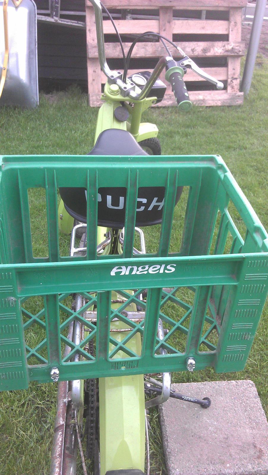 Puch Maxi K (Tidl. knallert) - Reklame på mælkekassen! :D billede 7