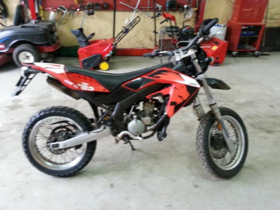 Aprilia SX50 - på stranden med SX-erne billede 8