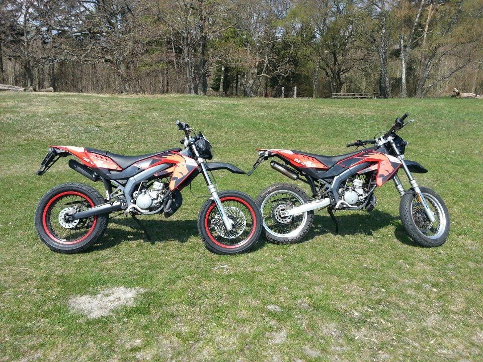 Aprilia SX50 - på stranden med SX-erne billede 2