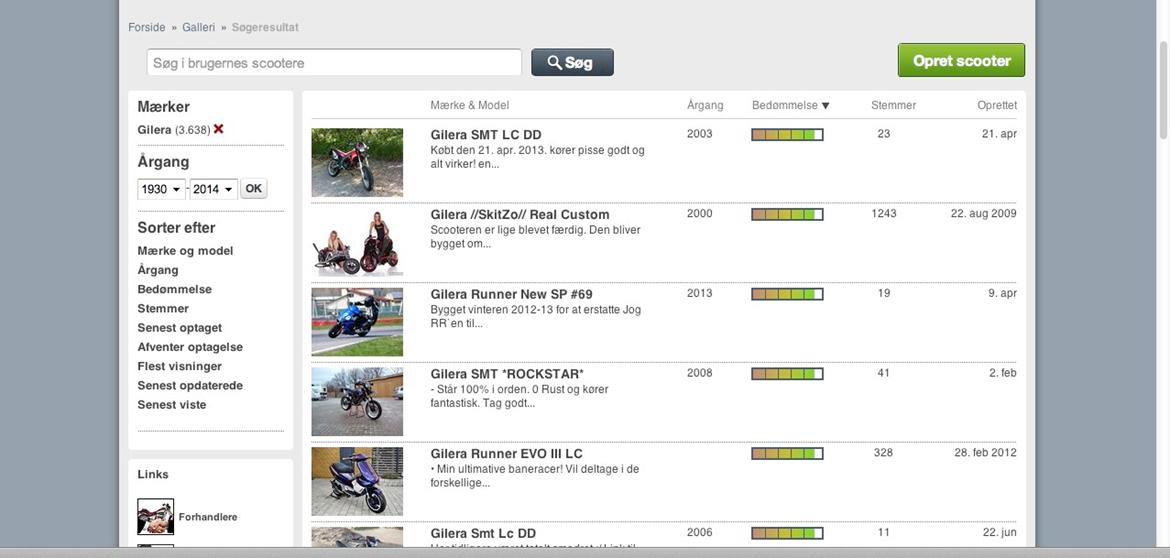 Gilera SMT TP 50 - SG bedst bedømte Gilera billede 18