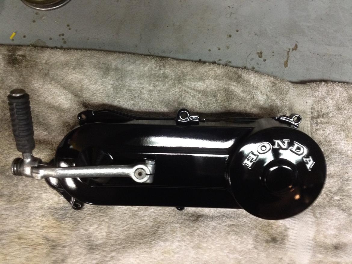 Honda Melody - kickstarter skjold færdigt billede 4