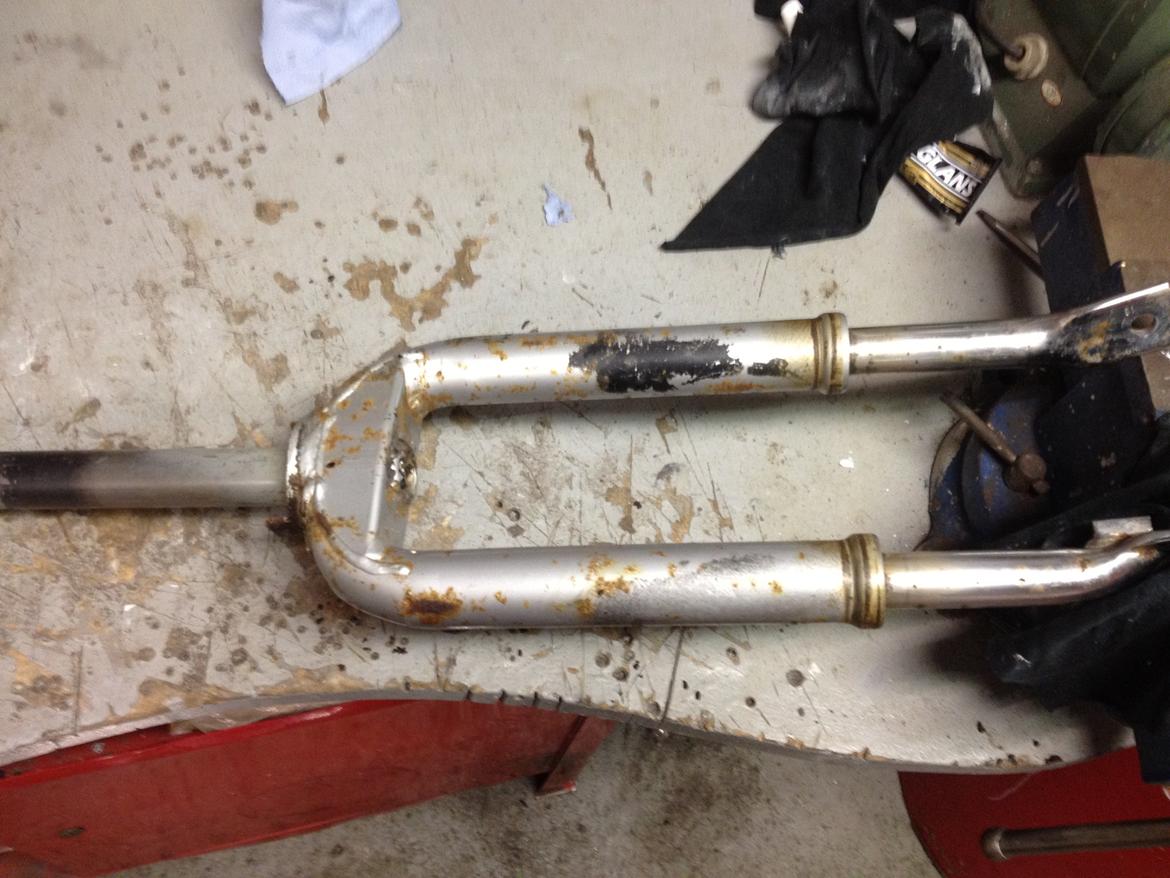 Honda Melody - forgaffel inden renovering billede 5