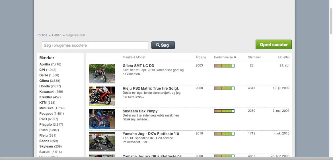 Gilera SMT TP 50 - SG bedst bedømte scooter!!! billede 16