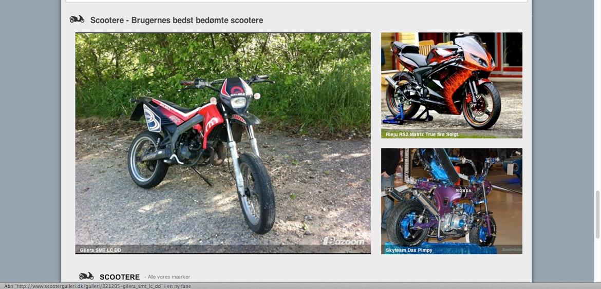 Gilera SMT TP 50 - SG bedst bedømte scooter! billede 15