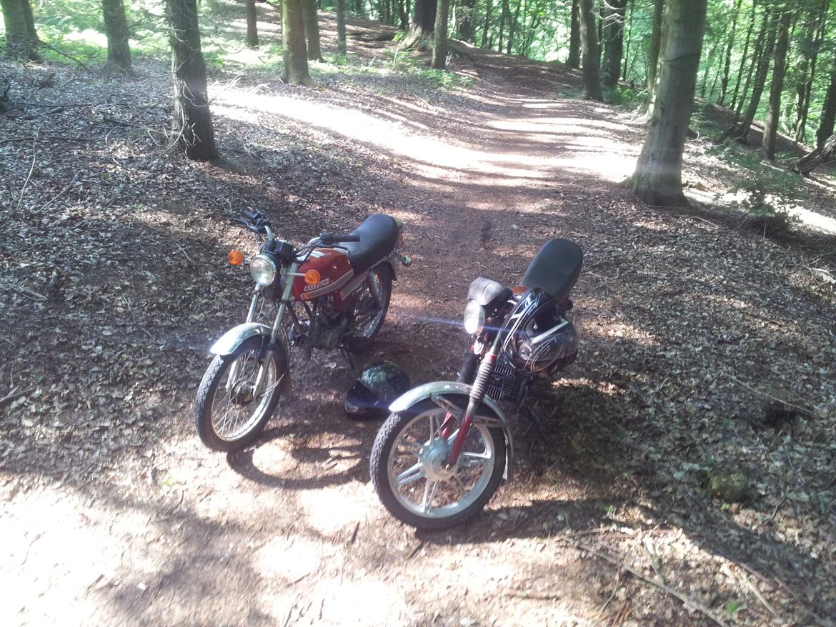 Puch monza 2 gear - Jeg var lige ude og køre en tur ved vandet og i skoven med min fætter på hans DM 50  billede 15