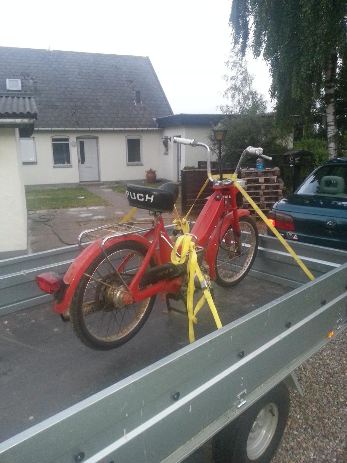 Puch Maxi K (solgt) - Dagen jeg fik den hentet hjem 20/7.2013 billede 1