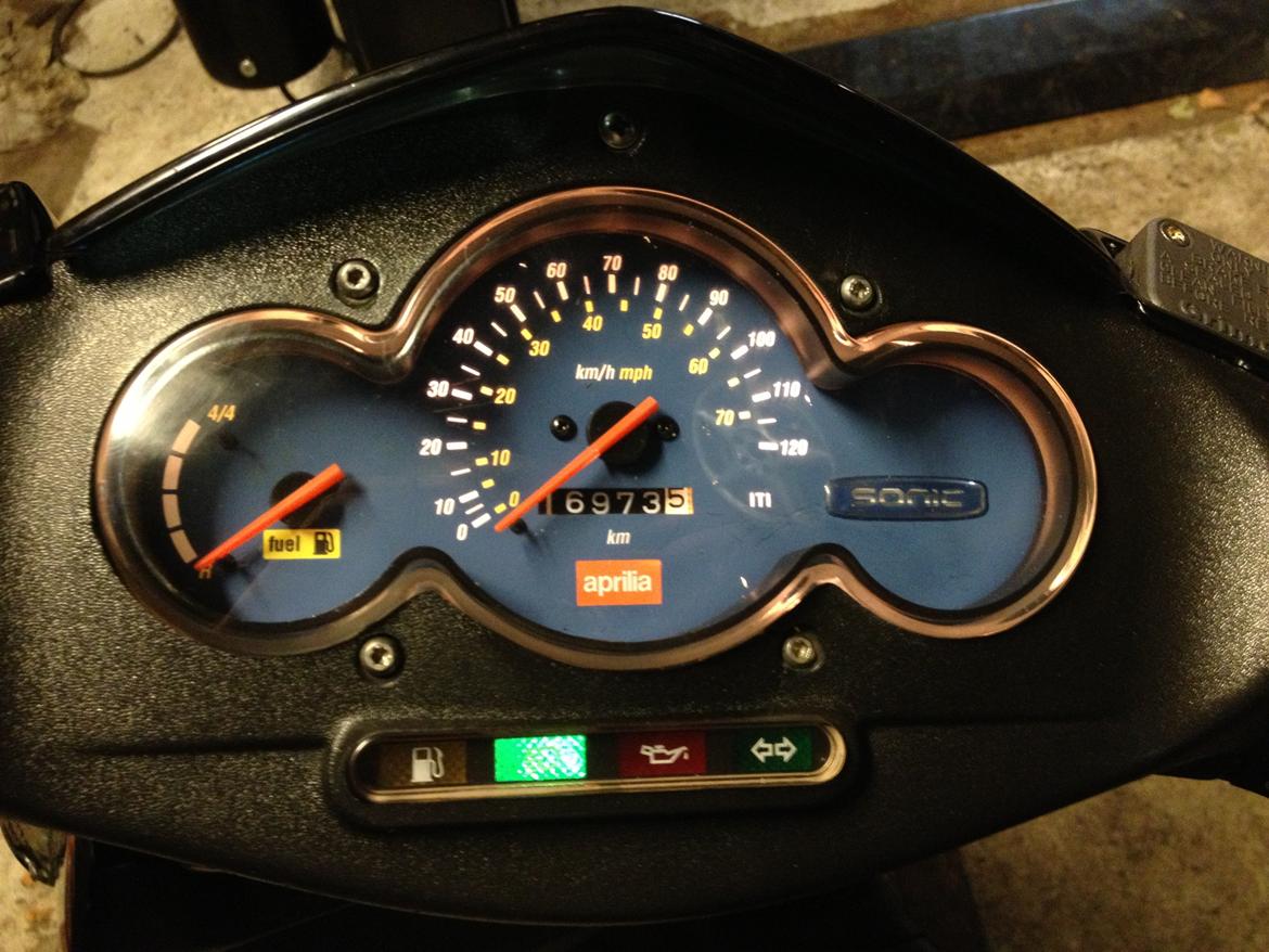 Aprilia Sonic (Skrottet) billede 7