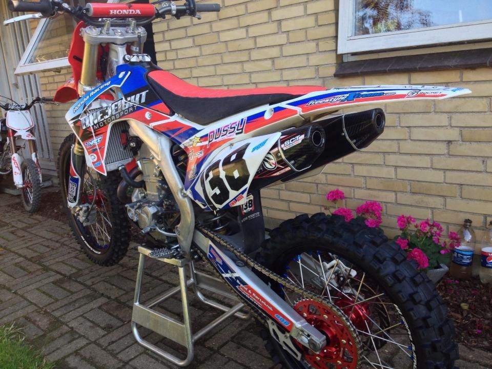 YCF Factory Pilot One3Eight Pitstar edt. - Min Honda CRF450R 2013, som den er forsøgt kopieret. billede 14